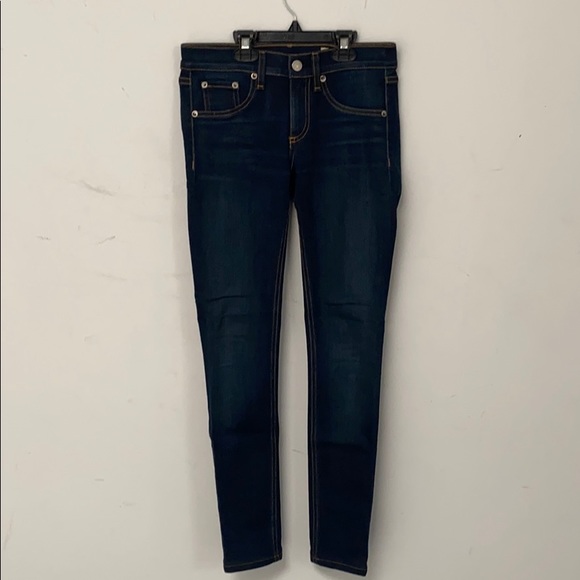 Rag and bone dark wash skinny jean size 25 - Picture 2 of 6